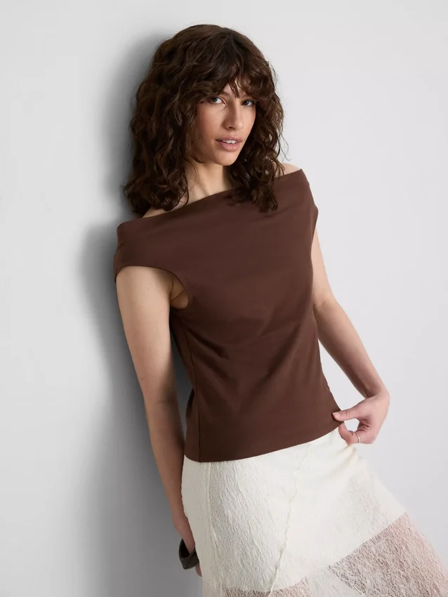 The Primark Scene | Bomullsrik topp med bare skuldre