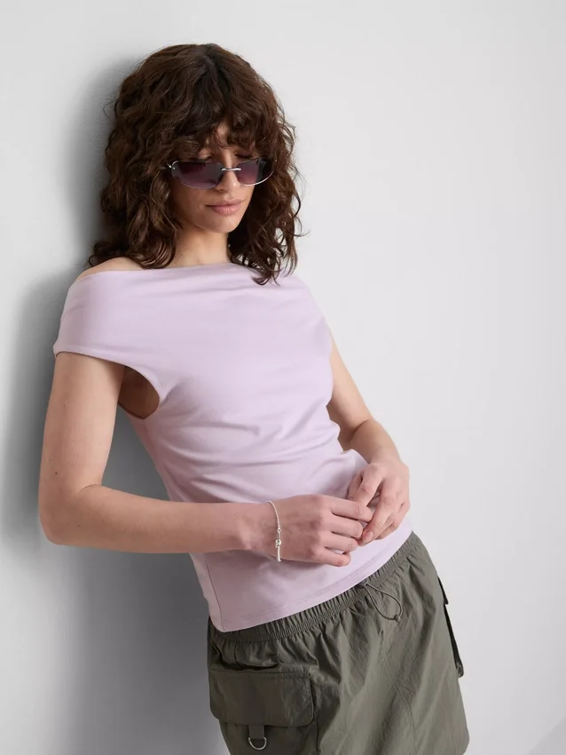 The Primark Scene | Bomullsrik topp med bare skuldre