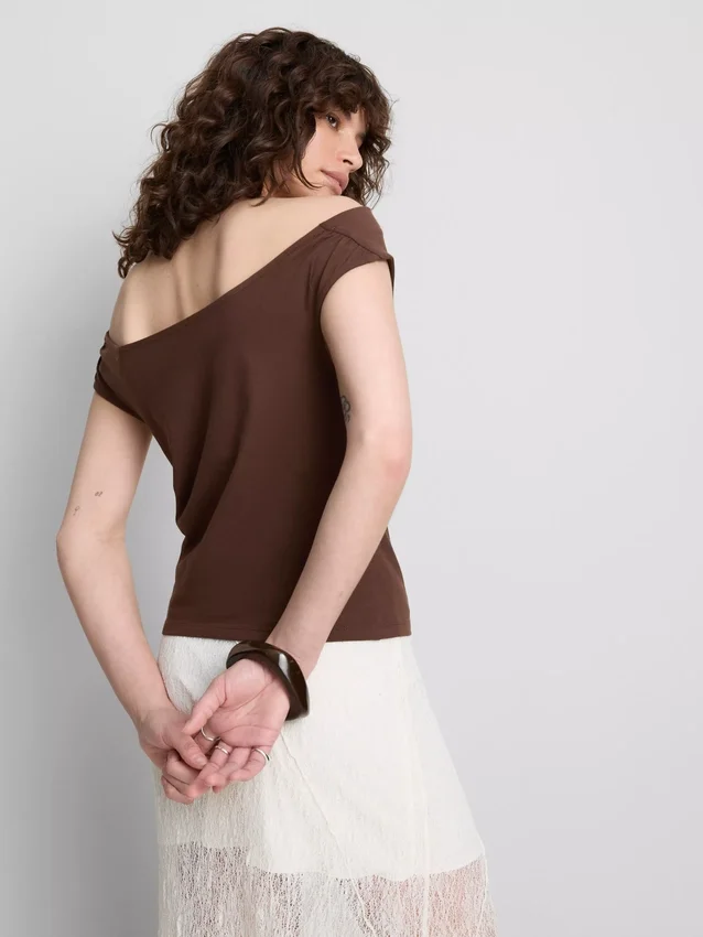 The Primark Scene | Bomullsrik topp med bare skuldre