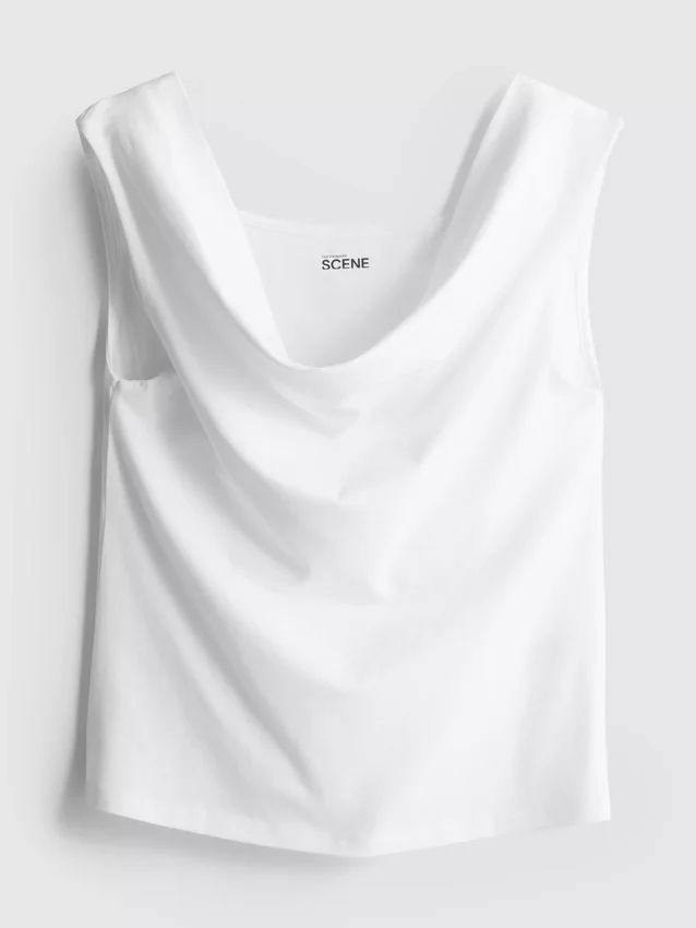 The Primark Scene | Bomullsrik topp med bare skuldre