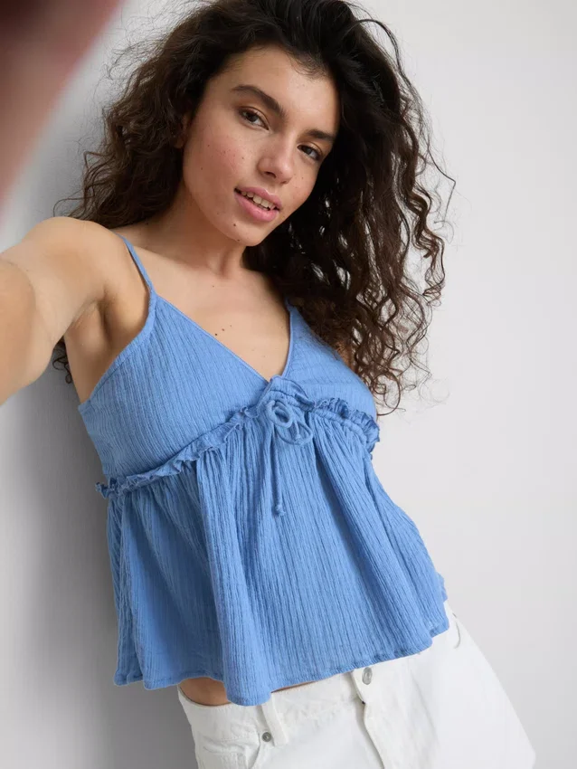The Primark Scene | Cami-top med volanger