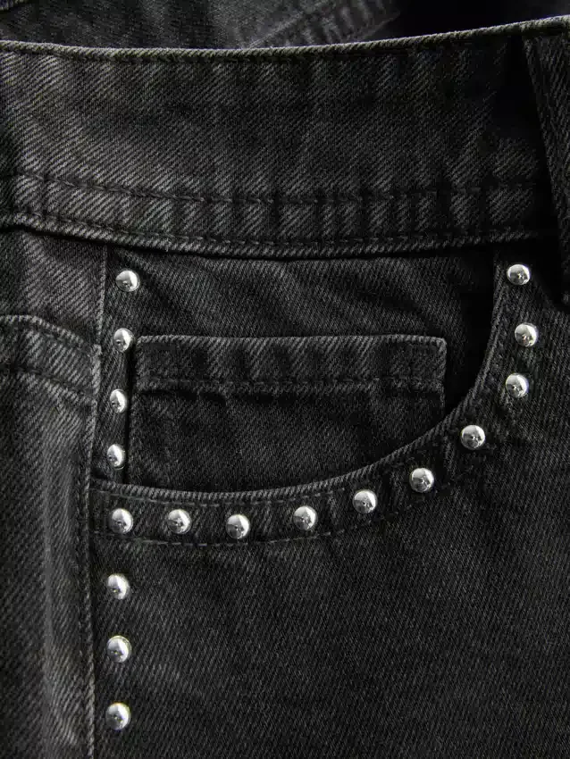The Primark Scene | Mikroshorts i bomullsdenim med nitter