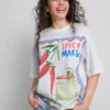 The Primark Scene | Oversized bomulls-T-skjorte med «Margarita»-trykk