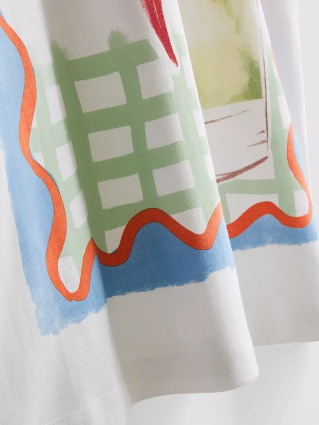 The Primark Scene | Oversized bomulls-T-skjorte med «Margarita»-trykk