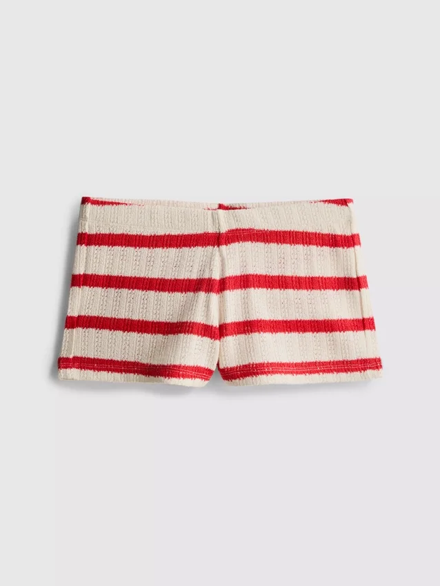 The Primark Scene | Stripete mikro-shorts i heklet stoff