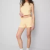 The Primark Scene | Tettsittende stripete shorts med høyt bomullsinnhold