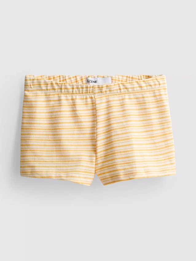 The Primark Scene | Tettsittende stripete shorts med høyt bomullsinnhold
