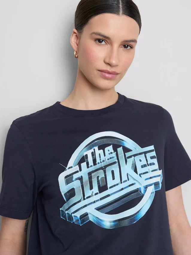 The Strokes-T-skjorte med grafisk motiv