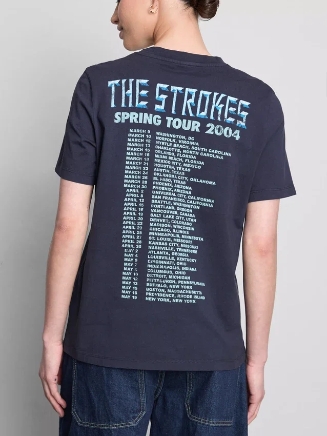 The Strokes-T-skjorte med grafisk motiv