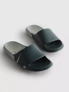 To-fargede sandaler med glidelås