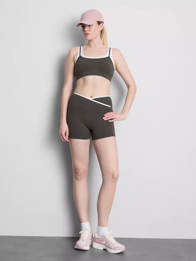 To-lags aktiv crop-top