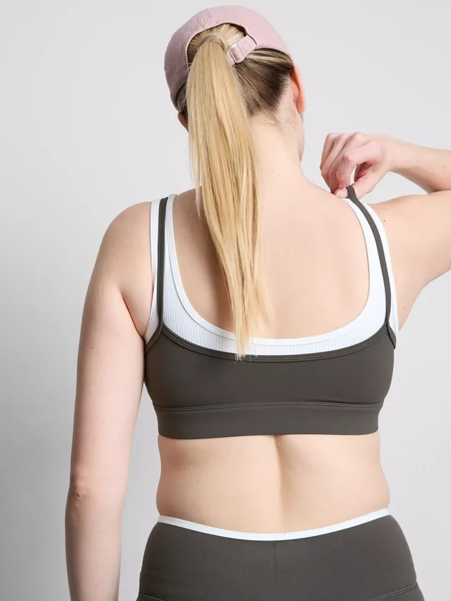 To-lags aktiv crop-top