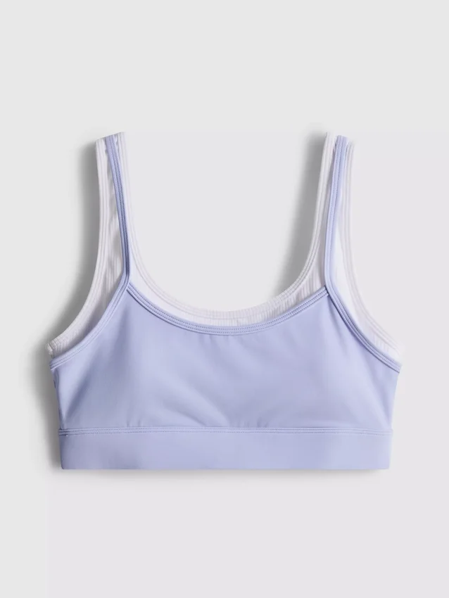 To-lags aktiv crop-top