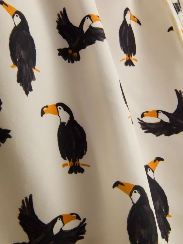 Toucan-shorts med snøring i livet