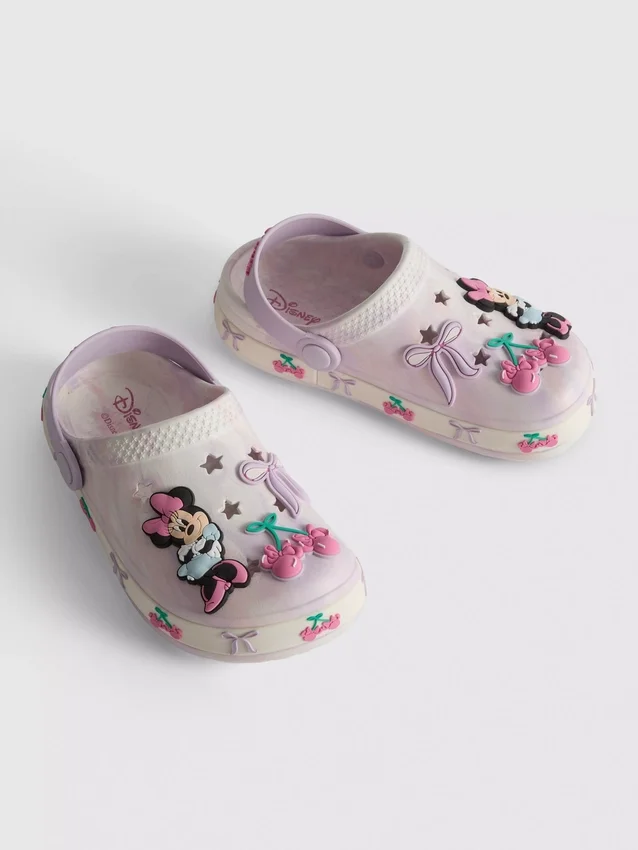 Træsko med Minnie Mouse-motiv fra Disney