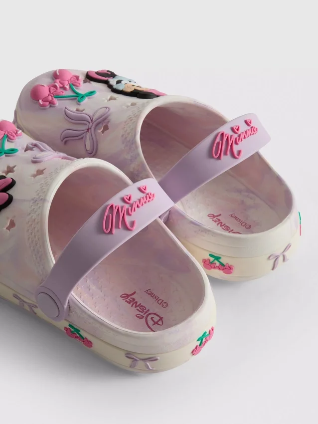 Træsko med Minnie Mouse-motiv fra Disney