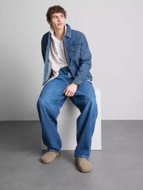 Truckerjakke i denim