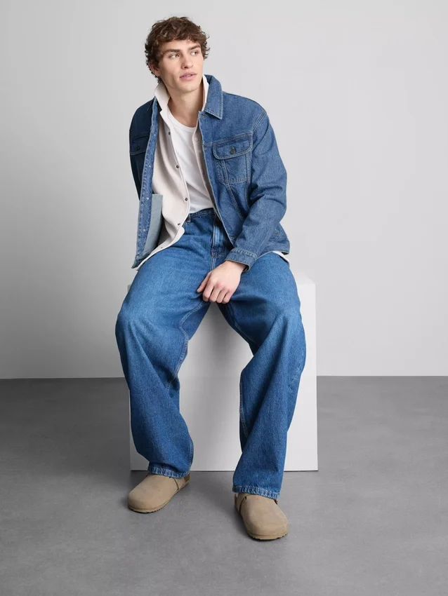 Truckerjakke i denim