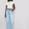 Trykt bomulls-ringer-baby-T-skjorte