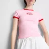 Trykt bomulls-ringer-baby-T-skjorte