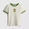 Trykt bomulls-ringer-baby-T-skjorte