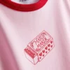 Trykt bomulls-ringer-baby-T-skjorte