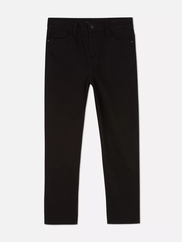Twill-bukser med rette ben