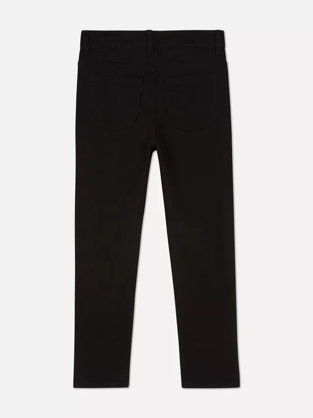 Twill-bukser med rette ben