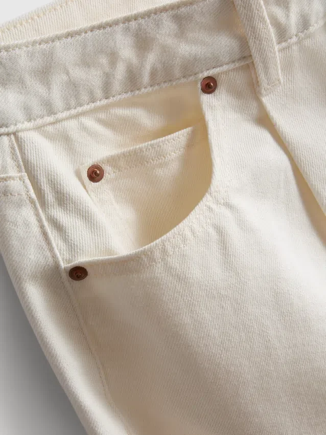 Ultimate bomullsjeans med tønneformede ben