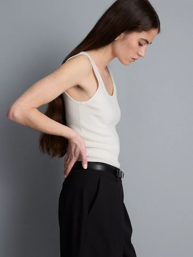 Ultimate strikket tank-top