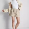Utility-shorts i bomullsdenim