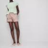 Utility-shorts i bomullsdenim