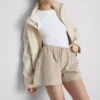 Utility-shorts i bomullsdenim