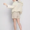 Utility-shorts i bomullsdenim