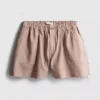 Utility-shorts i bomullsdenim