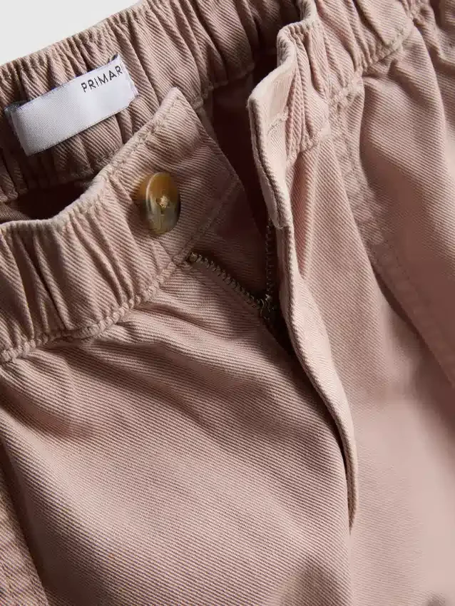 Utility-shorts i bomullsdenim
