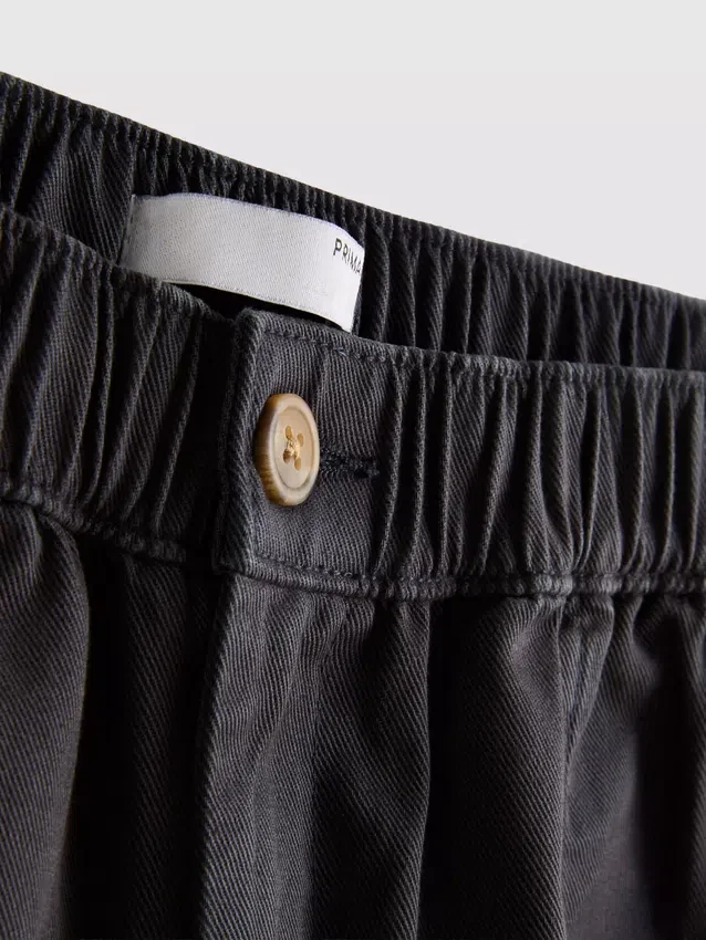 Utility-shorts i bomullsdenim