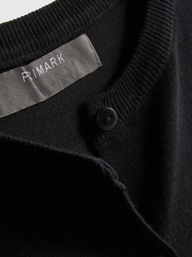 Uunnværlig cardigan med rund hals