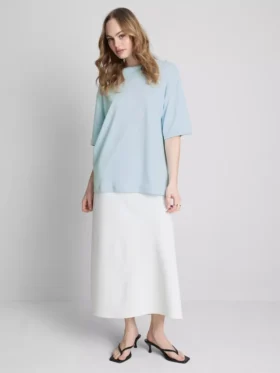 Uunnværlig oversized bomullstrøye