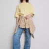 Uunnværlig oversized bomullstrøye