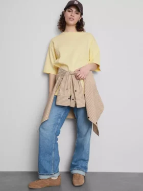 Uunnværlig oversized bomullstrøye