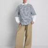 Uunnværlig oversized bomullstrøye
