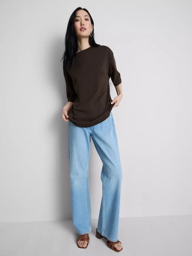 Uunnværlig oversized bomullstrøye