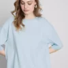 Uunnværlig oversized bomullstrøye