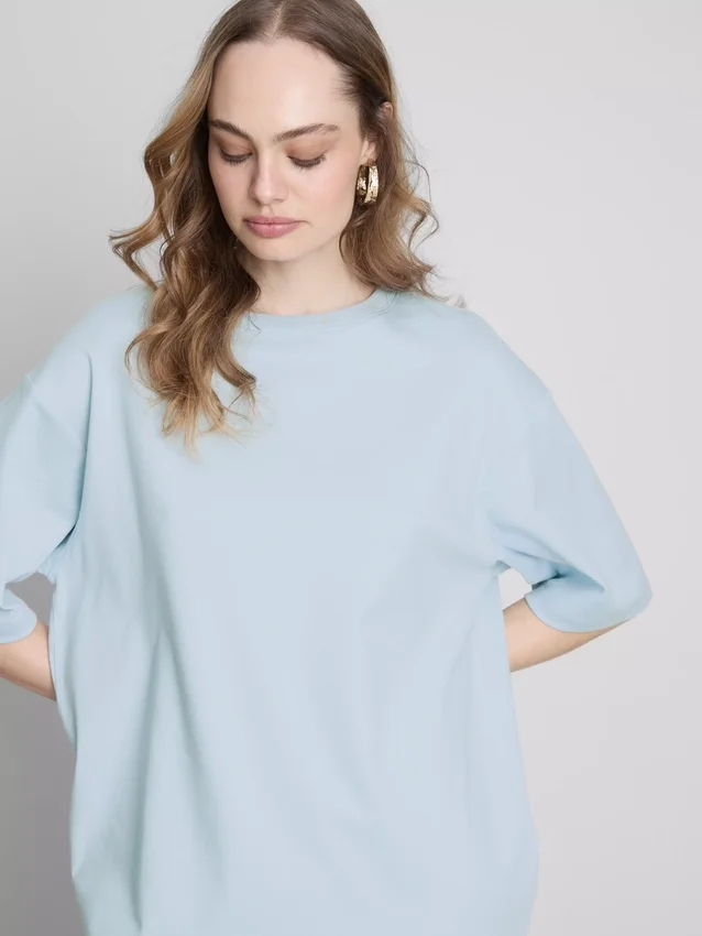 Uunnværlig oversized bomullstrøye