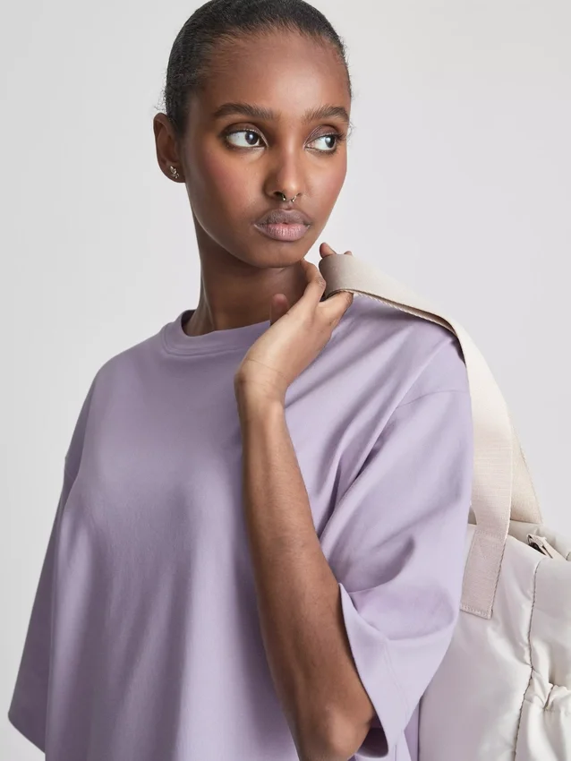 Uunnværlig oversized bomullstrøye