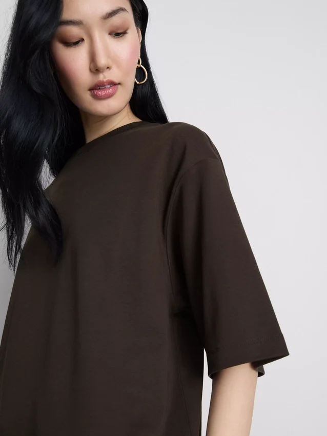 Uunnværlig oversized bomullstrøye