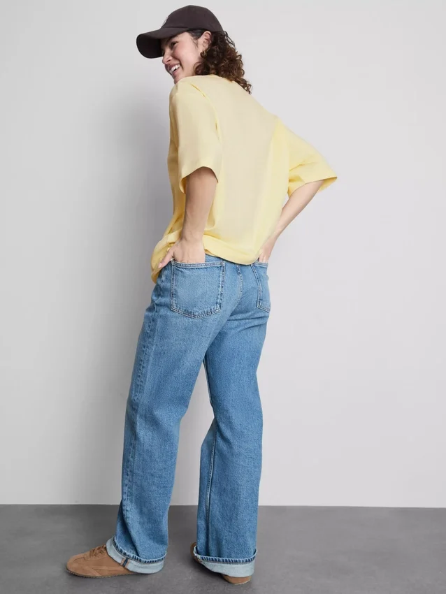 Uunnværlig oversized bomullstrøye