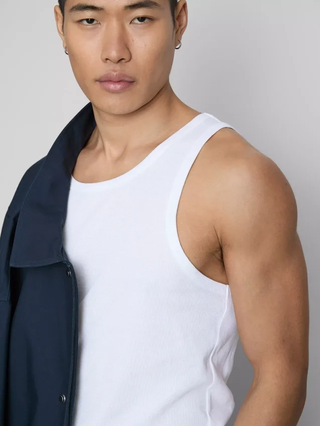 Uunnværlig ribbet tank-top