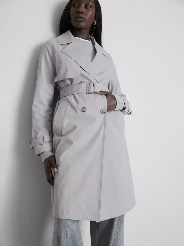 Uunnværlig trenchcoat med belte